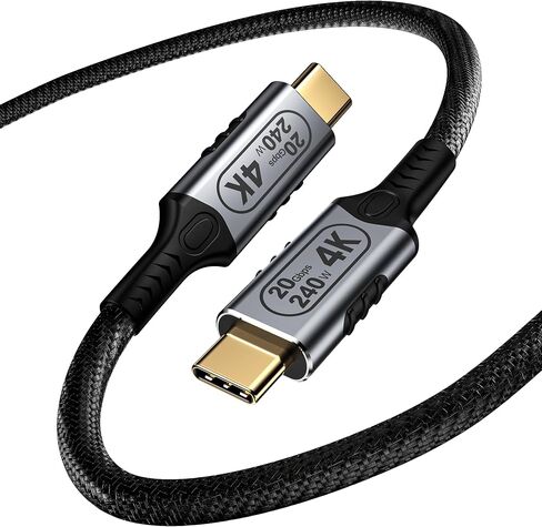 كابل USB C طويل الشحن ، USBC إلى USBC 20ft/6M ، 20 جيجابت في الثانية كابل USB C ، كابل USB C 3.2 Gen 2 ، Cable C 4K Cable @60 هرتز ، 100W USB C كبل ، كابل USB عالي السرعة in Kuwait