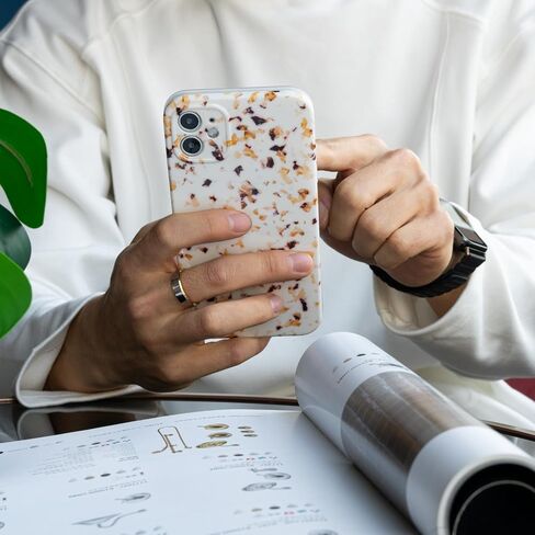 علبة الهاتف لـ iPhone 16 ، غطاء هاتف TPU النحيف الخفيف الوزن للنساء ، حامل الهاتف الحماية للوقاية من الأزياء للأزياء (Nougat White ، لـ iPhone 16) in Saudi Arabia