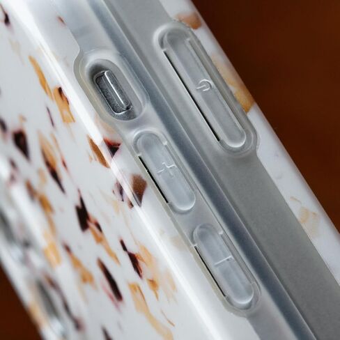 علبة الهاتف لـ iPhone 16 ، غطاء هاتف TPU النحيف الخفيف الوزن للنساء ، حامل الهاتف الحماية للوقاية من الأزياء للأزياء (Nougat White ، لـ iPhone 16) in Saudi Arabia