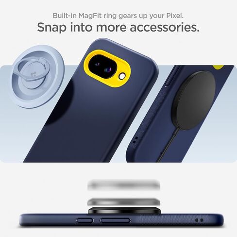 Spigen for Pixel 9A Case ، Nano Pop Magfit (2025) [متوافق مع ملحقات Magsafe] - Blueberry Navy in Saudi Arabia