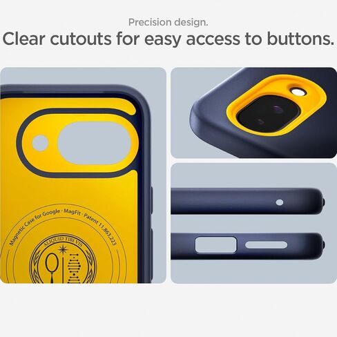 Spigen for Pixel 9A Case ، Nano Pop Magfit (2025) [متوافق مع ملحقات Magsafe] - Blueberry Navy in Saudi Arabia