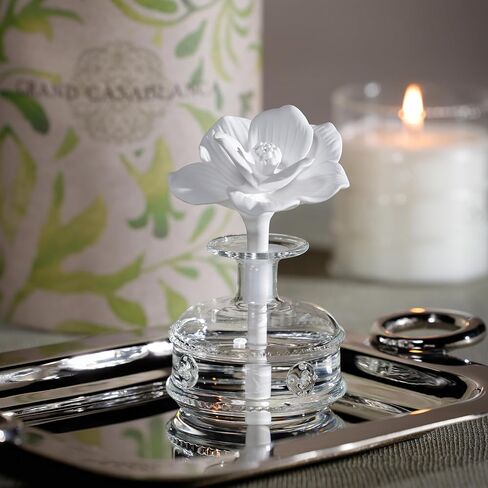 Zodax White Hibiscus Mini Grand Casablanca Aroma Porcelain Diffuser in Saudi Arabia