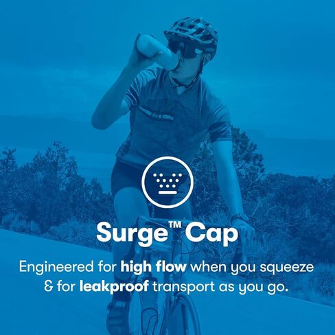 Polar Bottle - Breakaway - 24oz Wave, Ivory & Silver- Insulated Water Bottle for Cycling & Sports, Keeps Water Cooler Longer, Fits Most Bike Bottle Cages in Kuwait