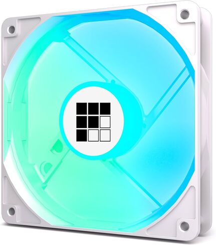 120mm PWM ARGB PC Case Fan (White, Forward 1 Pack) in Saudi Arabia