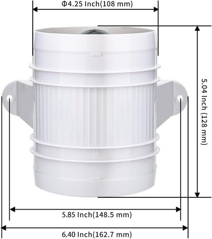 Marine HIGH Performance ABS Black Turbo in LINE Bilge Blower 4" Diameter 12V in Saudi Arabia