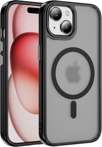 تم تصميمه لحالة iPhone 15 مع مغناطيسي متوافق مع غلاف واقٍ مقاوم لـ Magsafe لـ Magsafe for iPhone 15 (Deep Purple) in Kuwait