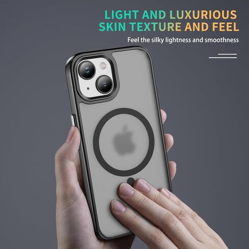 تم تصميمه لحالة iPhone 15 مع مغناطيسي متوافق مع غلاف واقٍ مقاوم لـ Magsafe لـ Magsafe for iPhone 15 (Deep Purple) in Kuwait