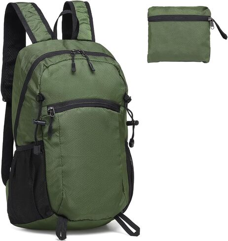 المشي لمسافات طويلة Daypack قابلة للتعبئة ، والتخييم على ظهر حقيبة الظهر مقاومة للمياه بوليستر خفيفة الوزن للرجال النساء يسافرون في الهواء الطلق in Kuwait