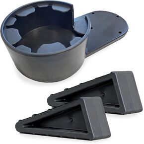 Stander Laptop Accessory Kit, Cup Holder and Anti-Slip Rubber Elevated Computer Laptop Wedges for Stander Wonder Tray and Stander and Able Life Overbed Tables