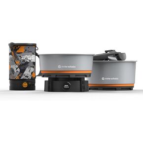 Electric Cooking Bundle, Included Joulle Kettle Pot & Nomad Cooking System, Multi-Functional Outdoor Cooking Gear for Travel, Electric Vehicles, Car Camping, Overland, Vanlife