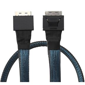 كابل Oculink PCIe 4.0 ، ذكور 50 سم إلى الذكور ، نقل البيانات 8 جيجابت في الثانية ، SFF-8611 4I كابل تمديد EGPU و SSD