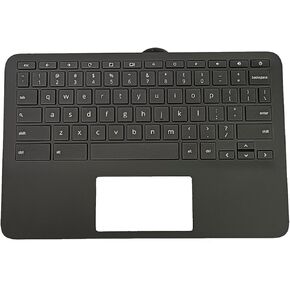 Replacement for HP Chromebook 11 G9 EE Laptop Upper Top Cover Case Palmrest Keyboard Assembly Part M47382-001