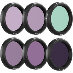 Freewell ND8, ND16, ND32, ND6, ND1000, CPL Filter Kit Compatible with Osmo Action 5 Pro/Action 4/Action 3