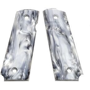 1911 Pearl Grips Government/Commander Grip High Polished Synthetic Pearl Resin