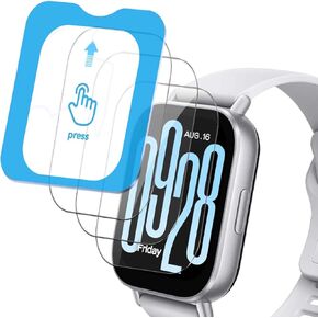 3 Pack Designed for Redmi Watch 5 Lite Screen Protector ，with Auto Alignment Tool 9 Hardness High Definition Anti-Scratch Bubble Free