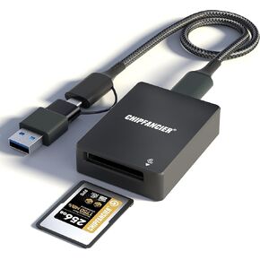CFexpress Type A Card Reader CFexpress Adapter Memory Card Reader CFexpress Type A Memory Card Reader 40Gbps USB 3.2 Gen 2 Compatible with Windows/Mac/Linux/Android Black