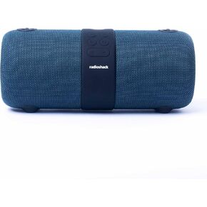 RadioShack IPX6 Waterproof Bluetooth Speaker with RGB Light and Mic, Blue, 14W