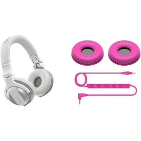 Pioneer DJ HDJ-CUE1BT On-Ear Bluetooth DJ Headphone with HC-CP08-V CUE1 Series Ear Pad and Cord