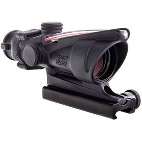 Trijicon TA31-D-100288 ACOG 4x32mm Dual Illuminatedx 40mm, Red Chevron M193 Reticle with TA51 Mount, Black