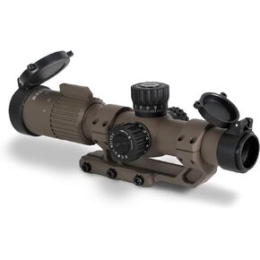 Monstrum G3 1-3x24 First Focal Plane FFP Rifle Scope with Illuminated MOA Reticle and Offset Cantilever Mount