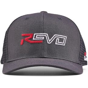 Abu Garcia Men's Standard Revo Logo Trucker, Black Charcoal