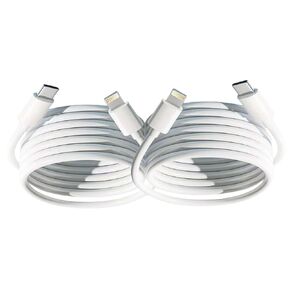 USB C to Lightning Cable MFi Certified 2 Pack 10FT 27W Fast Charging&480Mbps Data Transfer Durable TPE Compatible with iPad/iPhone 14/13/12/11 Pro/Max/Xr/Xs and More