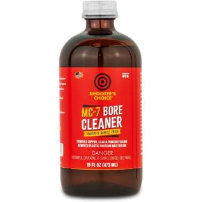 Shooter's Choice Mc#7 Bore Cleaner & Conditioner Glass Bottle, 16oz, Multicolor