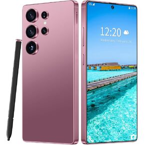 I25 Ultra Unlocked Phone,Built in Pen The Phone,Battery 7000mAh 8+256GB 6.99" HD Screen Android 14 Smartphone,Face ID/5G/Fingerprint Lock/Dual SIM/GPS (Gold)