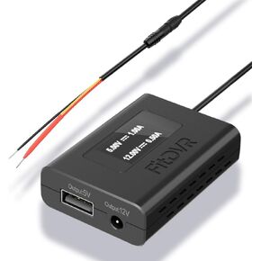 محول الطاقة لنموذج السيارة العالمي عرض LED مصدر الطاقة USB ، سهل التثبيت ، 5V 12V الإخراج ، لكاميرا اندفاعة ، الرادار ، D3-044