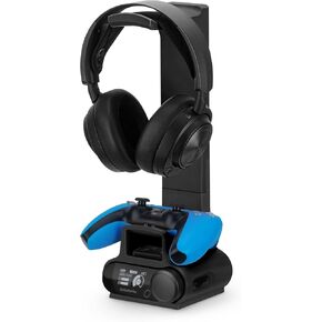 Brainwavz سماعات الرأس وألعاب وحدة التحكم المصممة لسماعات الرأس اللاسلكية Arctis Nova Pro مع Dock لمحطة القاعدة اللاسلكية - Black (HP03)