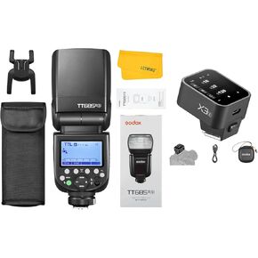 2.4G Wireless X System: تم دمج Godox TT685II مع نظام Godox 2.4G اللاسلكي X لتحقيق اتصال سلس مع مشغلات فلاش أو فلاش متوافق ، يمنحك نظام X اللاسلكي أيضًا