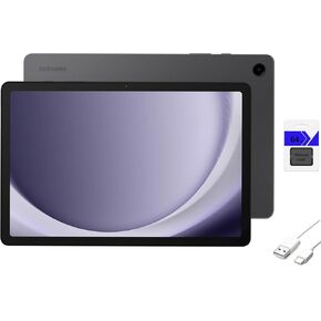 SAMSUNG Galaxy Tab A9+ 11'' LCD 256GB Android WiFi Tablet, Big Screen, Quad Speakers, Upgraded Chipset, Multi Window Display, Durable Design, Graphite with HEXAccessories