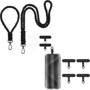 OUTXE Phone Lanyard & Wrist Strap - 4 Rotatable Tabs for iPhone & Other Cell Phones