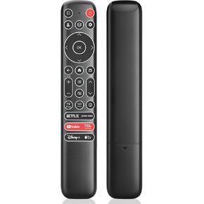 Replacement Backlit Remote Control for TCL Google Smart TV, RC813 Compatible with TCL QM8/QM7/S5/S4/S3/Q7/Q6/Q5 4K UHD HDR LED QLED QD-MiniLED Full-HD Smart TVs (with Buttons Lighting Up)