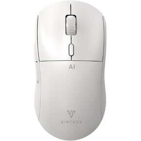 Virtusx AI Mouse ، Jethro V1 - AI Voice Recorder و Audio Recorder و Note Taking Mouse للكمبيوتر والكمبيوتر المحمول مع برنامج AI المركزي وأدوات كتابة الذكاء الاصطناعى والكتابة الصوتية والنسخ والترجمة والتلخيص