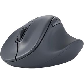 ELECOM Bluetooth Wireless Ergonomic Shape Mouse, Silent Click, Right Hand 2000DPI, 5 Buttons, Optocal Sensor, Compatible with PC, Mac, Laptop, EX-G, XLsize Black (M-XGXL30BBSKBK)
