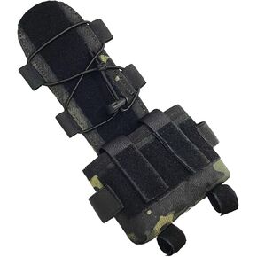 Sutekus Helmet Battery Pouch Tactical Counterweight Pouch Balancing Weight Bag with Hook&Loop for Airsoft Hunting Outdoor Sports