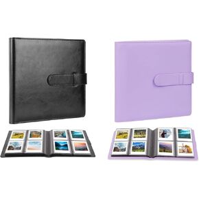 2Pcs,192 Pockets Photo Album fo Fujifilm Instax Square SQ1/SQ6/SQ10/SQ20 Camera, SP-3 Mobile Printer, Kodak Mini Shot 2 Retro Instant Camera, Album for Instax Square Film, 3.4 x 2.8 Inch Film