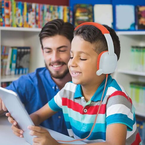 سماعة رأس AP-400 Wonderears Kids مع الميكروفون ، USBC ، Orange in Kuwait