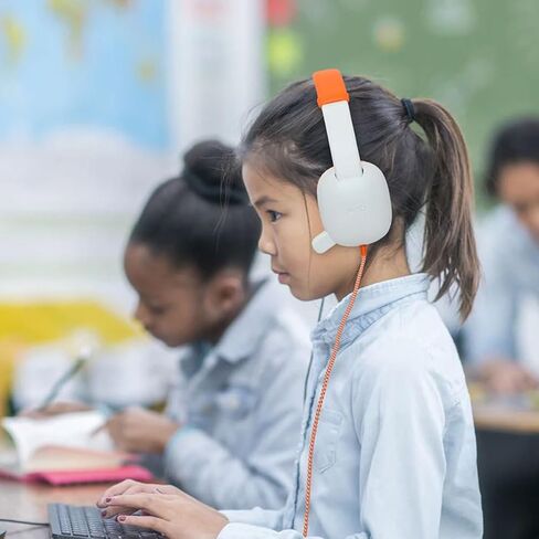 سماعة رأس AP-400 Wonderears Kids مع الميكروفون ، USBC ، Orange in Kuwait