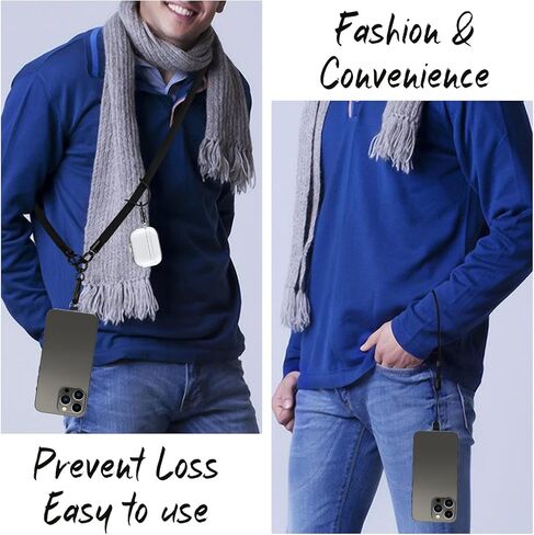 Phone Lanyard Phone Strap Wrist Lanyard Universal Adjustable Detachable Nylon Crossbody Neck Strap with Hook Wrist Strap in Kuwait