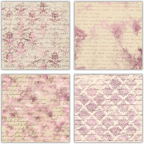 XERE 40 Sheets Scrapbook Paper, 6x6 Ephemera Pattern Paper Pack for Journaling Notebooks, Sketchbook, Bookmark Making, Junk Journal, Scrapbook Art Supplies (Blue) in Kuwait