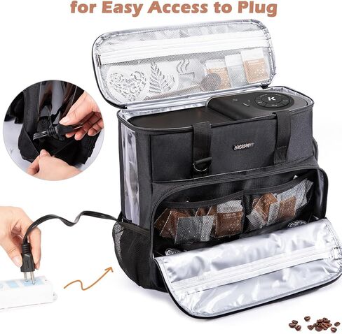BAGSPRITE Coffee Maker Travel Bag Compatible with Keurig K-Mini or K-Mini Plus, Single Serve Coffee Brewer Carrying Case in Kuwait