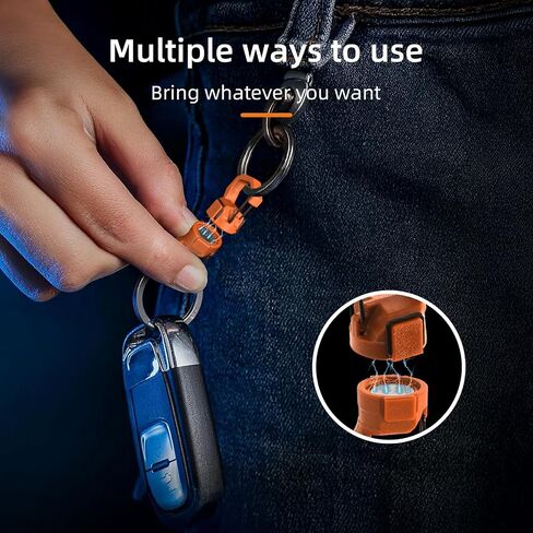 360° Rotatable S-Shape Magnetic Keychain, Dual Lock Quick Release Keychain for Lure Tools, Outdoor Backpack, Belts in Saudi Arabia