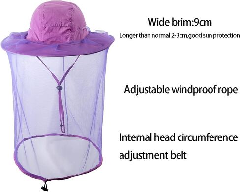 Beekeeping Veil Hat Bee Keeper Hunting Net Netting Cap Beekeepers Costume Gnats Insect Bug Mosquito Mesh Hats for Men Women in Saudi Arabia