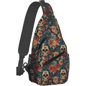 Pink Flamingos Sling Backpack Hiking Backpack Crossbody Bag Sports Lightweight And Durable Chest Bag Shoulder Bag For Women Men in Saudi Arabia