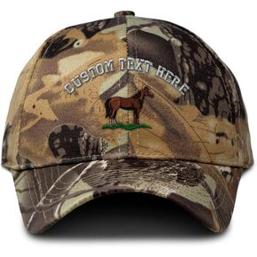 Custom Camo Baseball Cap Dachshund A Embroidery Hunting Dad Hats for Men & Women
