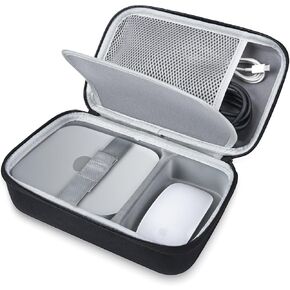 Hard Carrying Case Compatible with Apple 2024 Mac mini Desktop Computer, Mac mini with M4 / M4 Pro chip CPU Travel Storage Case Fits for Magic Mouse and Charger Accessories