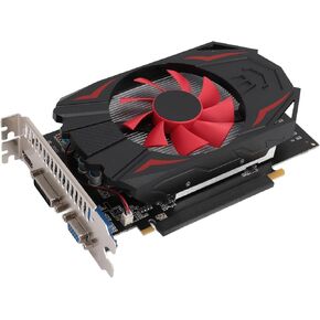 GTX1050 Gaming Graphics Card, 2GB DDR5 128bit Computer Graphics Card 2560x1600, PCIE 2.0 X16 Desktop PC Graphics Video Card with Single Fans, Low Noise and Quiet Work