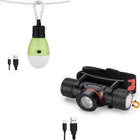 EverBrite Rechargeable Headlamp&EverBrite Rechargeable Camping Light